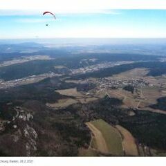 Flugwegposition um 12:56:10: Aufgenommen in der Nähe von Gemeinde Hohe Wand, Österreich in 1070 Meter